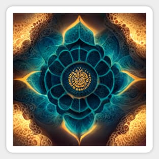 Flower lotus Mandala pattern Sticker